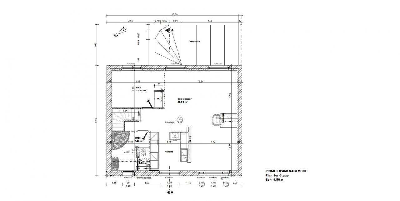 Réaménagement d'une maison de ville