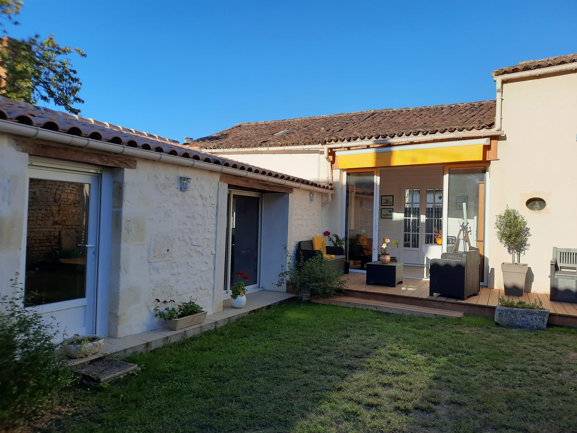 Après fermeture de la terrasse couverte